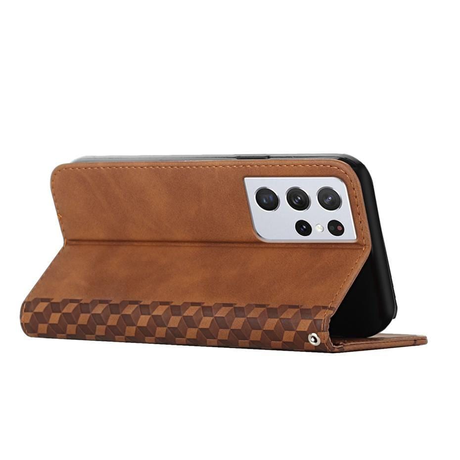 Skanto | Diamond Pattern Wallet Case for Samsung Galaxy S21/S20