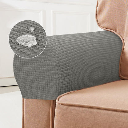 BowLift | Stretch Armrest Covers – Spandex Covers for Chairs & Armchairs, Set of 2, Bordeaux