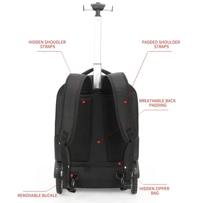 Rolling Laptop Backpack – Helsinki | Bowlift