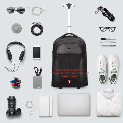 Rolling Laptop Backpack – Helsinki | Bowlift
