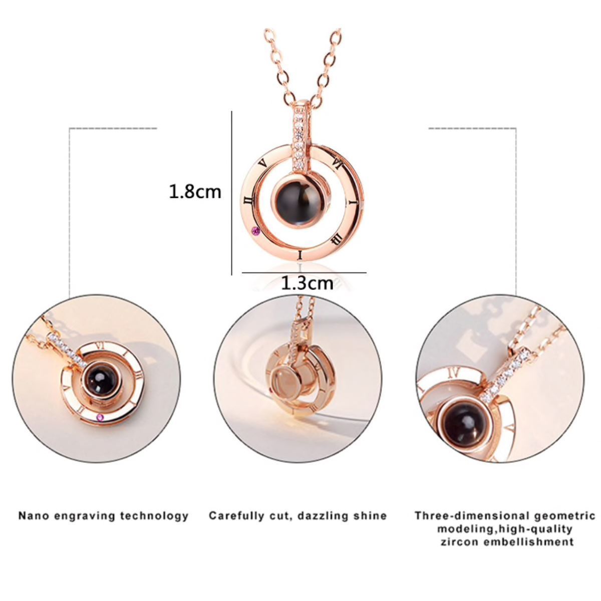 BowLift | 100 Language Secret I Love You Necklace