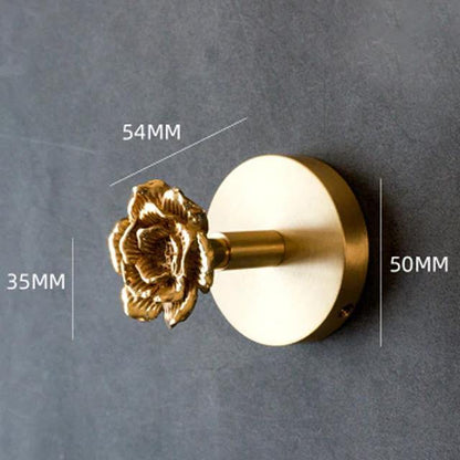 Golden Brass Wall Hooks – Handmade Animal Designs for Stylish Wall Decoration | Kalsten