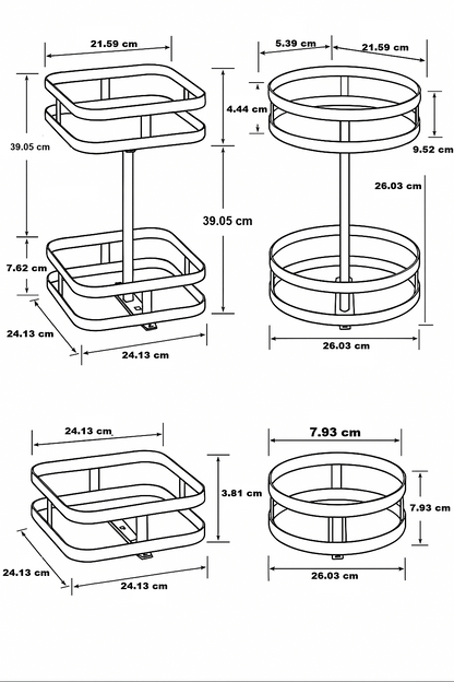 Skanto | Rotating Storage Rack - TwistRack 360°