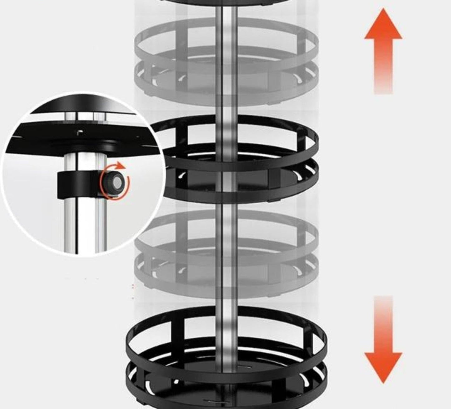 Skanto | Rotating Storage Rack - TwistRack 360°