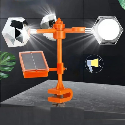 ZonSpin Bird Repellent – 360° Reflective Pigeon Scarecrow Powered by Solar Energy | Karnz