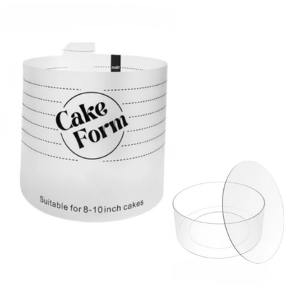 Round Adjustable Cake Ring Mold Acrylic Circle Baking Cake Ring | Bowlift