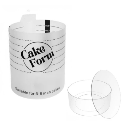 Round Adjustable Cake Ring Mold Acrylic Circle Baking Cake Ring | Bowlift