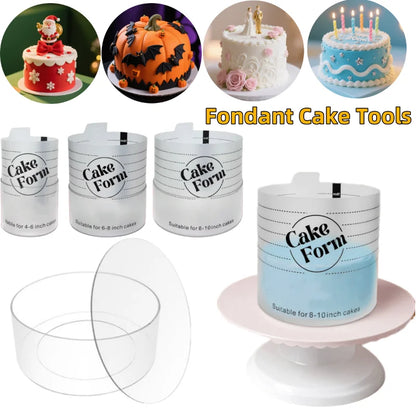 Round Adjustable Acrylic Cake Ring Mold | Skanto