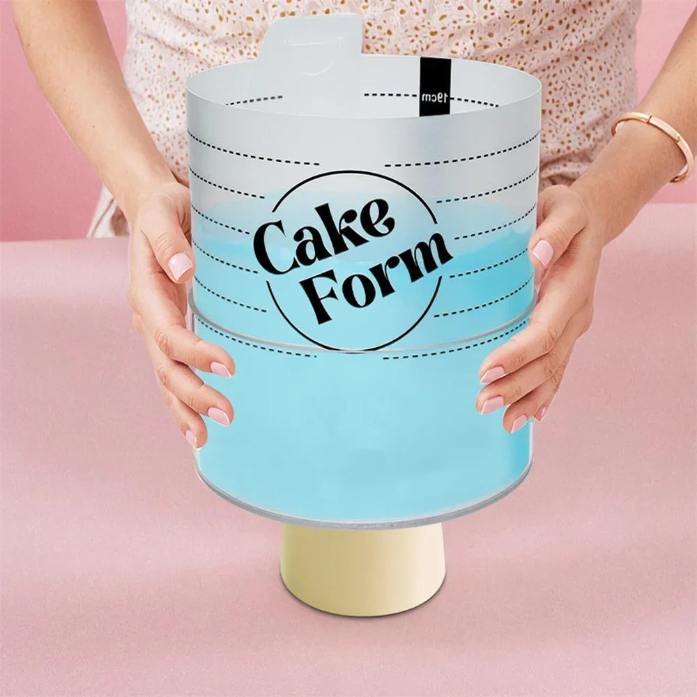Round Adjustable Cake Ring Mold Acrylic Circle Baking Cake Ring | Bowlift