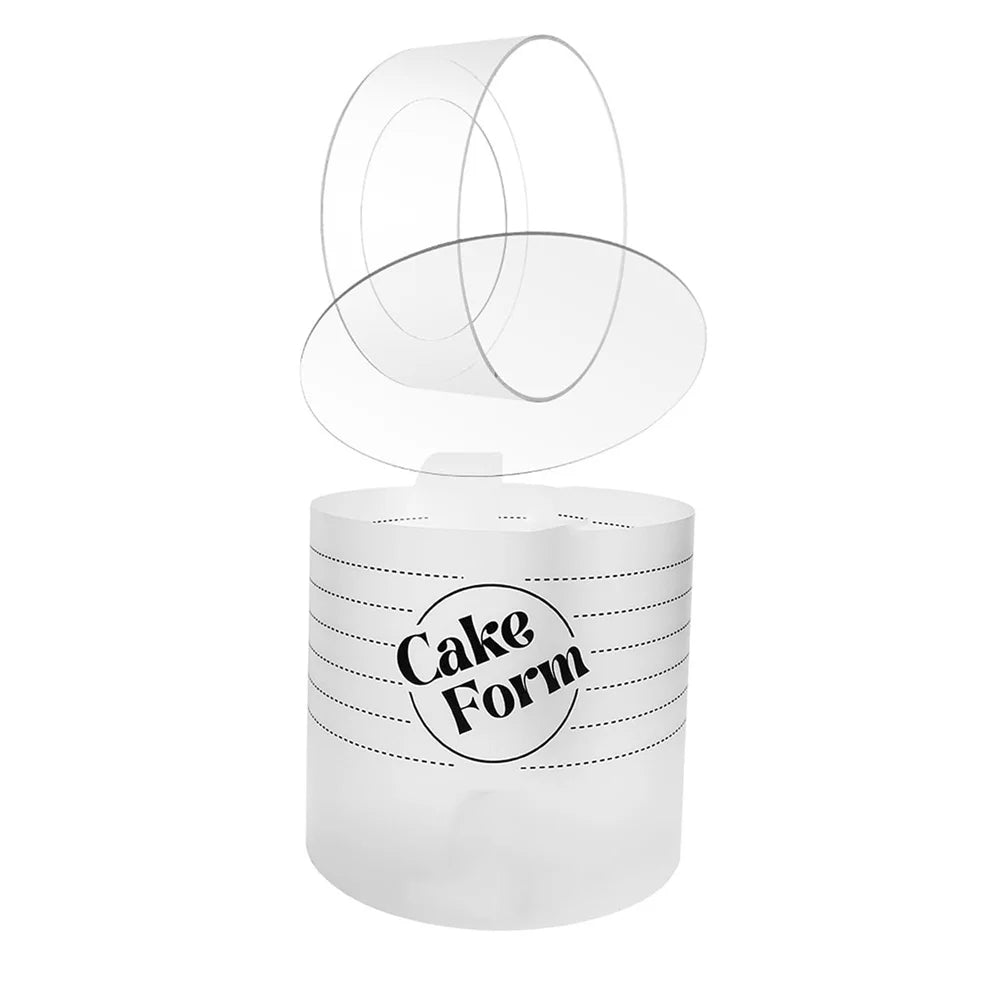 Round Adjustable Cake Ring Mold Acrylic Circle Baking Cake Ring | Bowlift