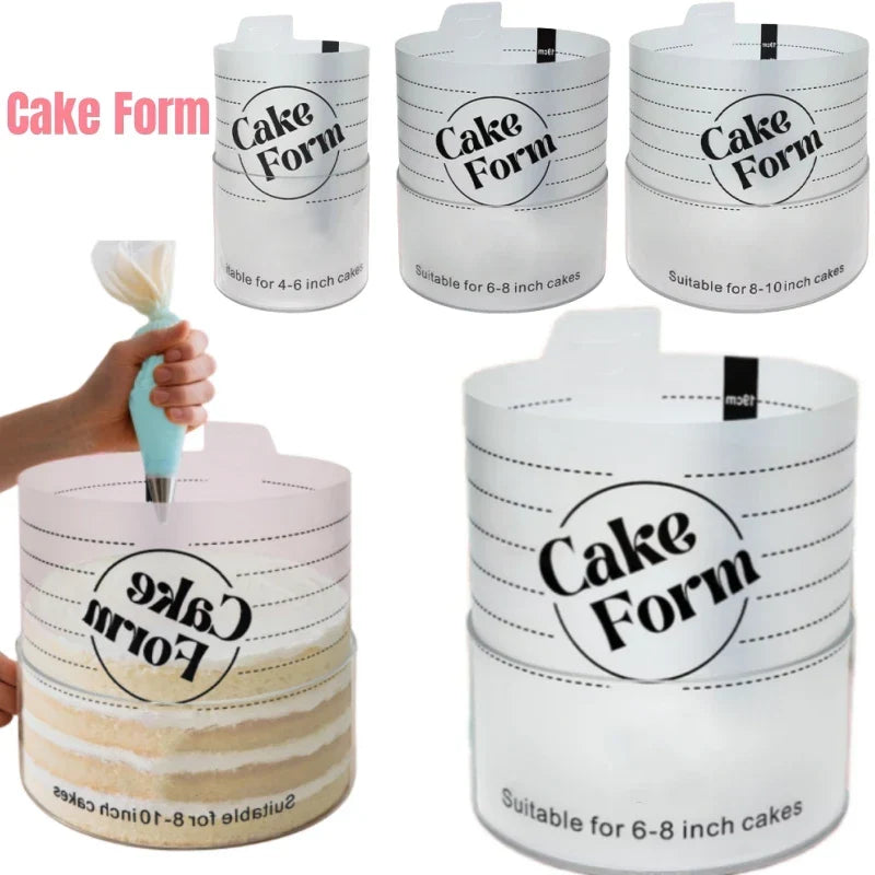 Round Adjustable Acrylic Cake Ring Mold | Skanto