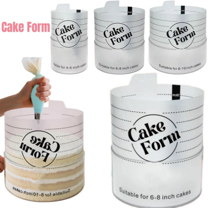 Round Adjustable Acrylic Cake Ring Mold | Skanto