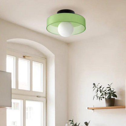 BowLift | Round Ceiling Light with Stylish Functionality - LumiSphere