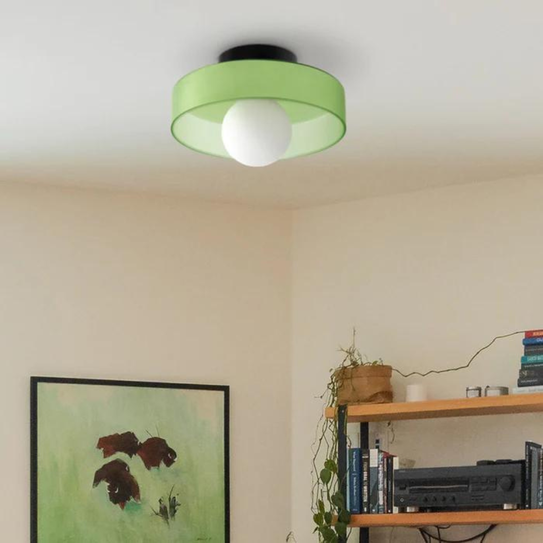 BowLift | Round Ceiling Light with Stylish Functionality - LumiSphere
