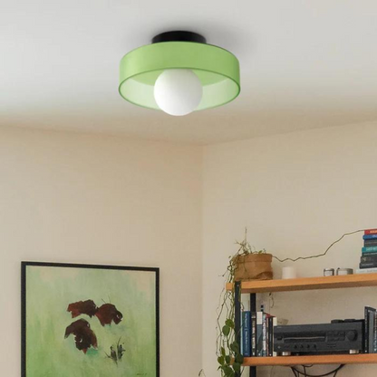 BowLift | Round Ceiling Light with Stylish Functionality - LumiSphere