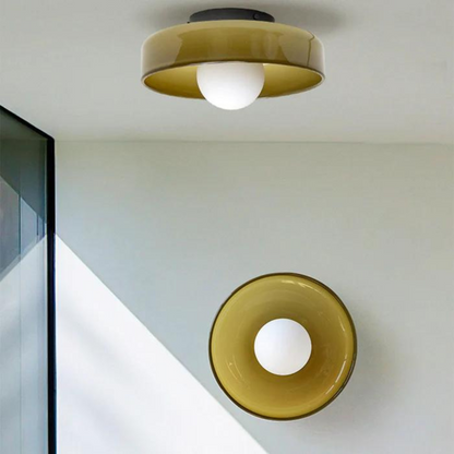 BowLift | Round Ceiling Light with Stylish Functionality - LumiSphere