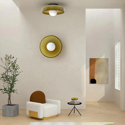 BowLift | Round Ceiling Light with Stylish Functionality - LumiSphere