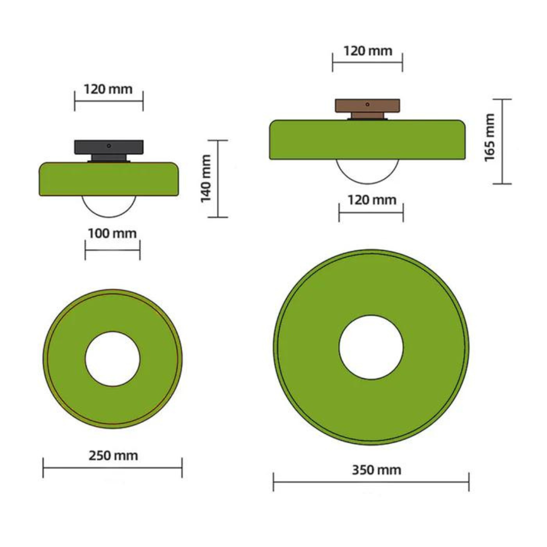 BowLift | Round Ceiling Light with Stylish Functionality - LumiSphere