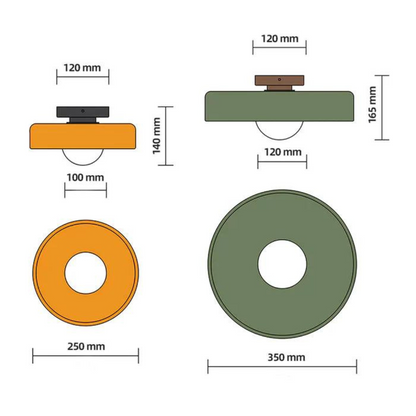 BowLift | Round Ceiling Light with Stylish Functionality - LumiSphere