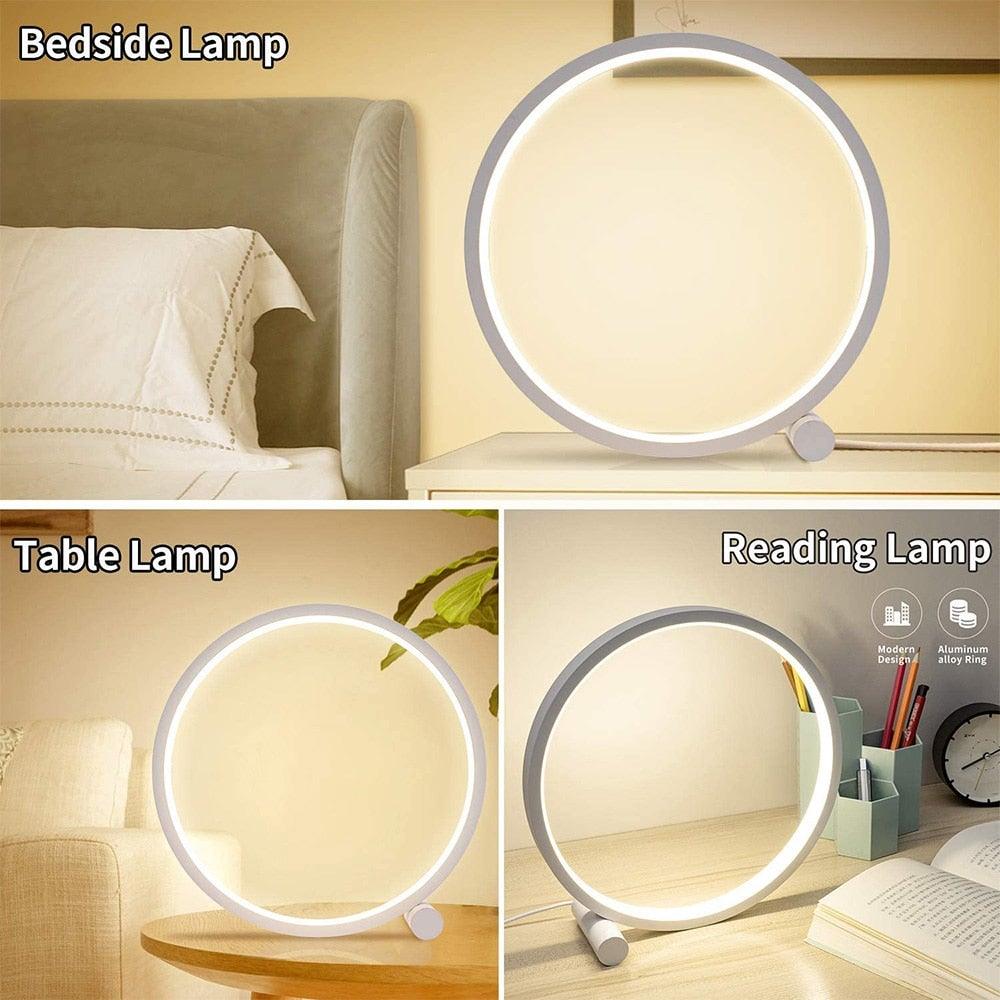 Skanto | Round Dreamlight - Modern Round LED Desk Lamp