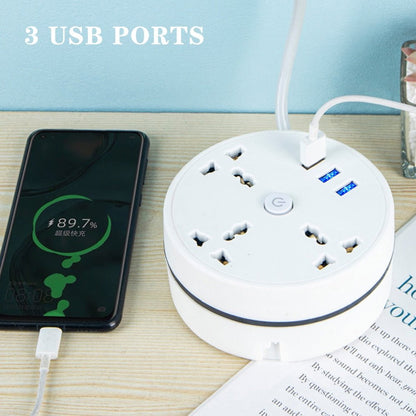 Brehn | Round Universal Power Strip