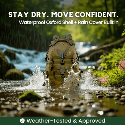 Skanto | ROVEX 40L - Tactical Backpack with MOLLE System & Water-Resistant Design