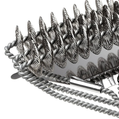 Rust-Resistant Stainless Steel Bristle-Free BBQ Grill Brush Cleaner | Skanto