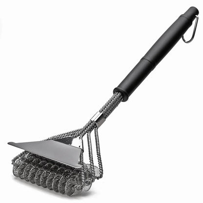 Rust Resistant Stainless Steel Bristle Free BBQ Grill Brush Cleaner | Kalsten