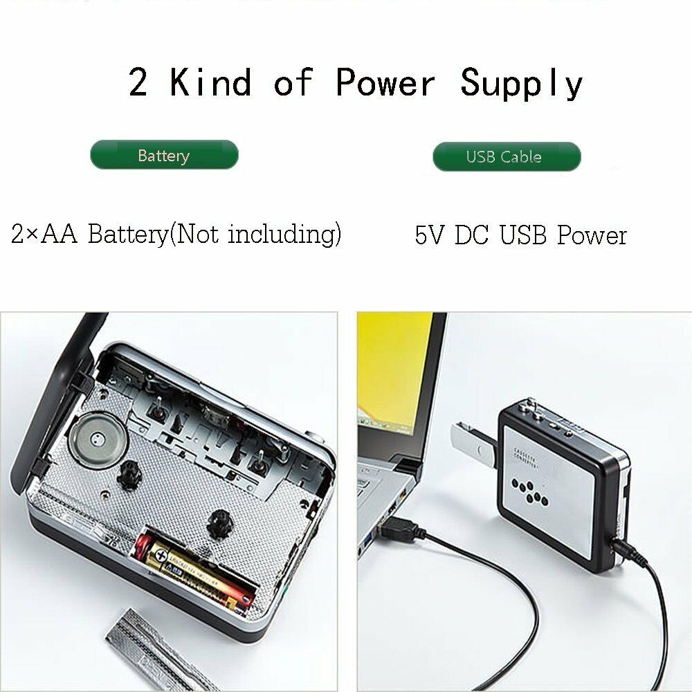 Skanto | Cassette to MP3 Converter - Save to USB Stick - Music Player