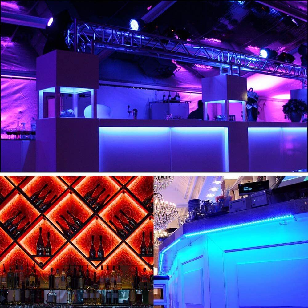 Skanto | LED Light Strip, 30 m, 15 m, Music Sync, Bluetooth, 5050, RGB Ambient Light with Remote Control