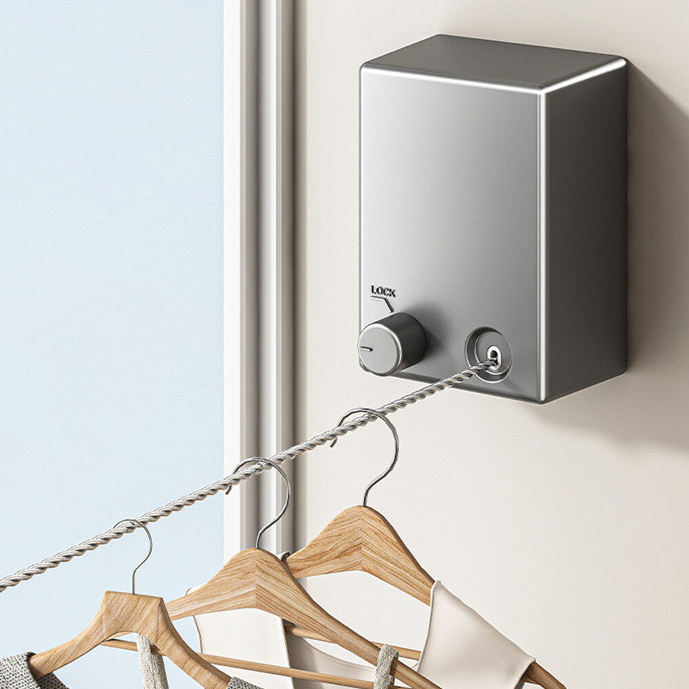 BreezeHold - Laundry Dryer Rope Wall Mount | Bowlift