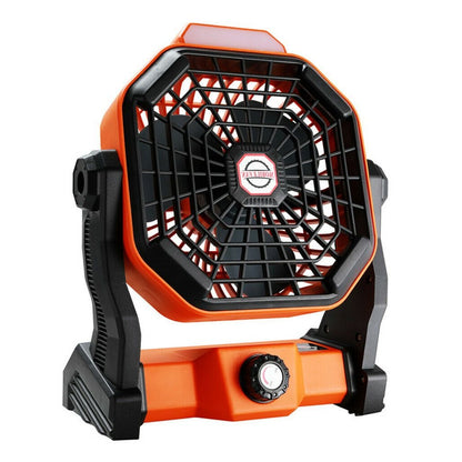Portable Solar Powered Rechargeable Camping Tent Fan | Bowlift