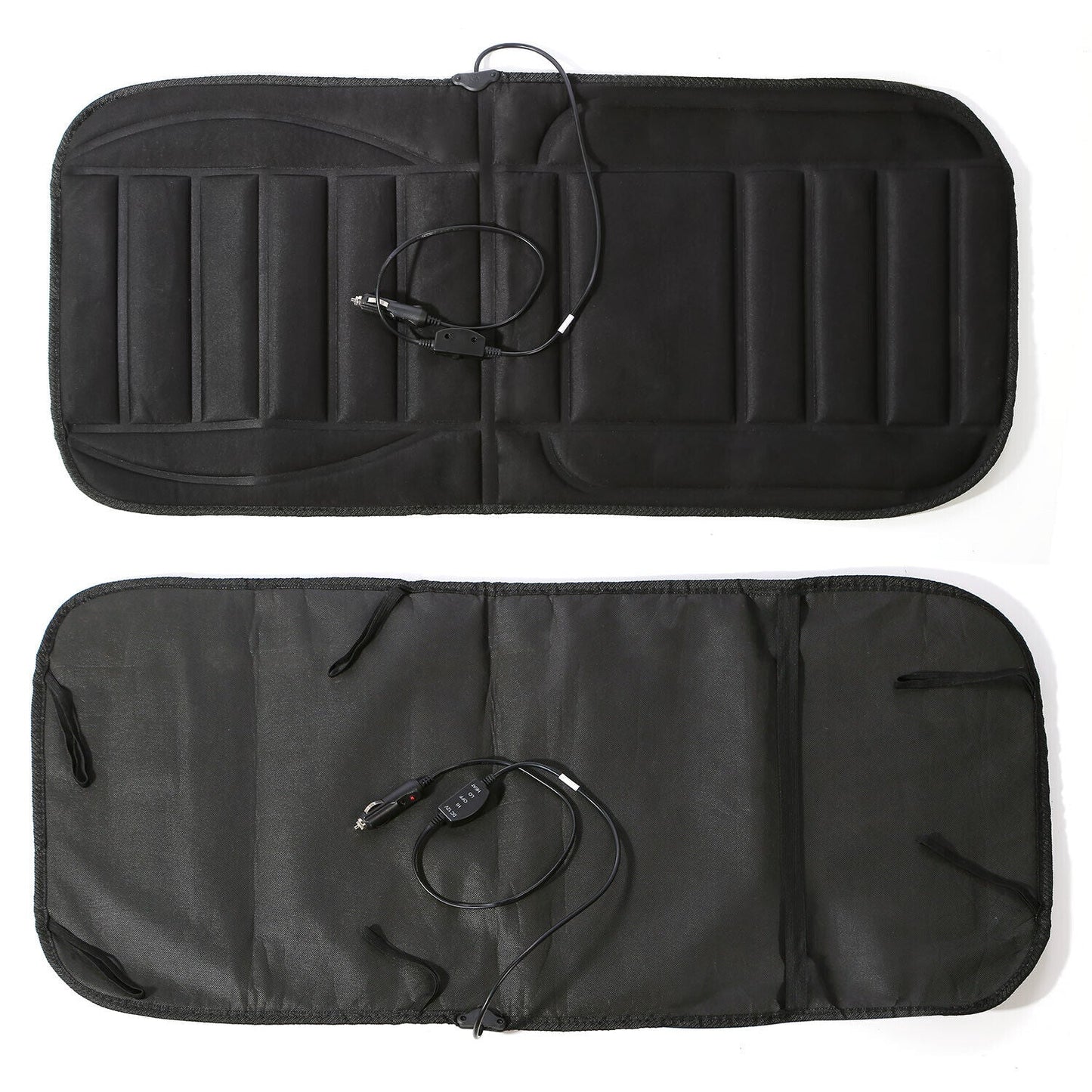 Skanto | HeatRide Heated Seat Cover for Car Seat – 12V Memory Foam Seat and Back Warmer