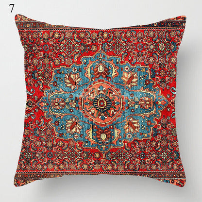 Ethnic Boho Mandala Print Linen Throw Pillow Case Sofa Cushion Cover Home Decor# Bowlift