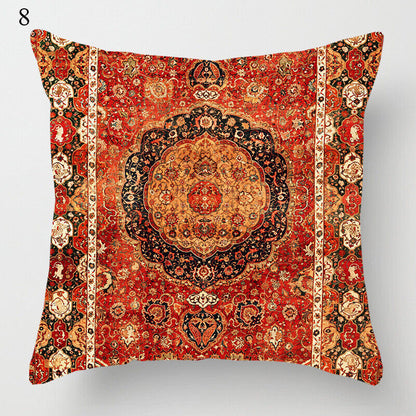 Ethnic Boho Mandala Print Linen Throw Pillow Case Sofa Cushion Cover Home Decor# Bowlift