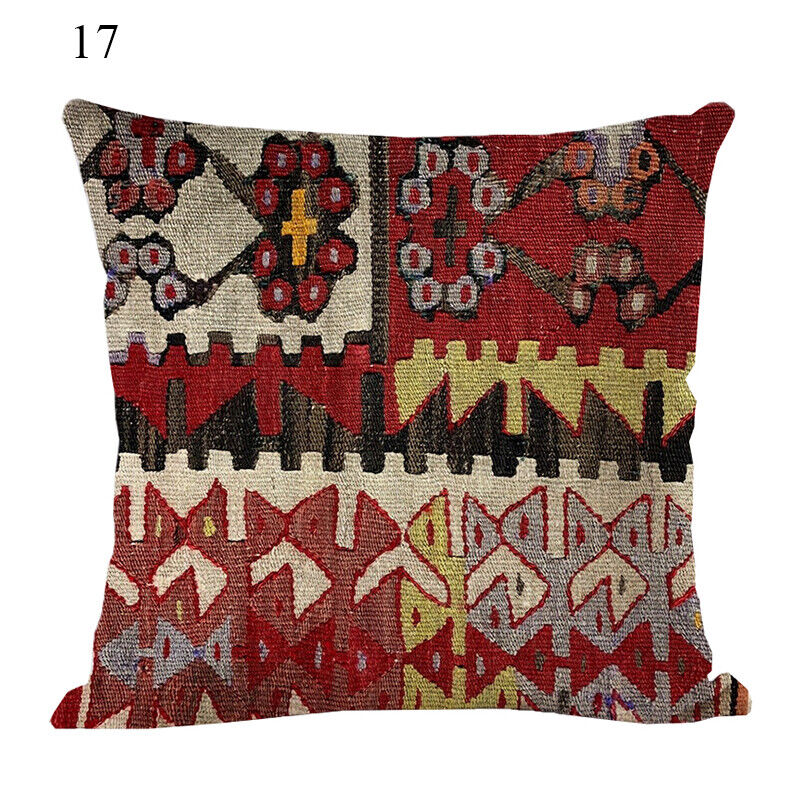 Ethnic Boho Mandala Print Throw Pillow Case Sofa Cushion Cover Home Decor Bowlift