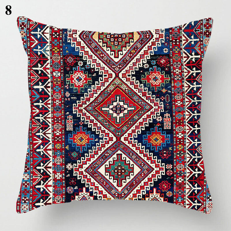 Ethnic Boho Mandala Print Throw Pillow Case Sofa Cushion Cover Home Decor Bowlift