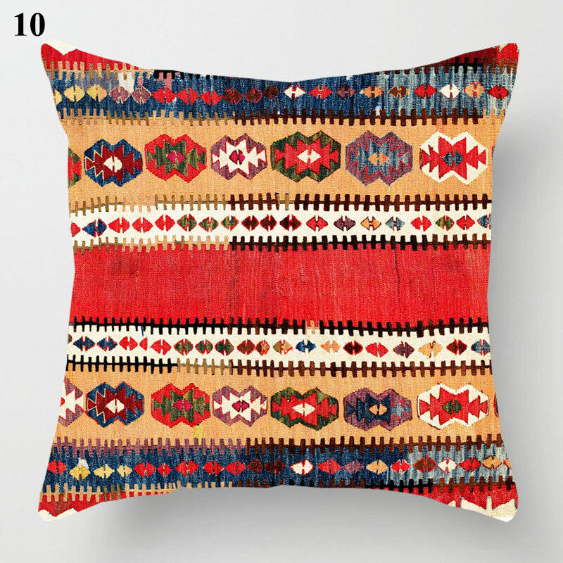 Ethnic Boho Mandala Print Throw Pillow Case Sofa Cushion Cover Home Decor Bowlift