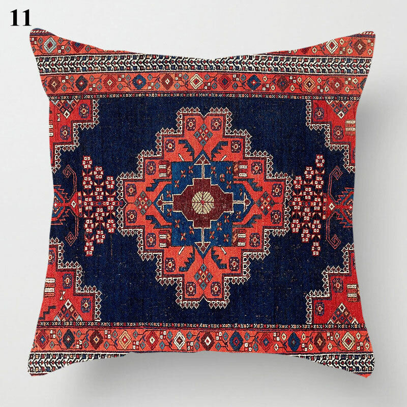 Ethnic Boho Mandala Print Throw Pillow Case Sofa Cushion Cover Home Decor Bowlift