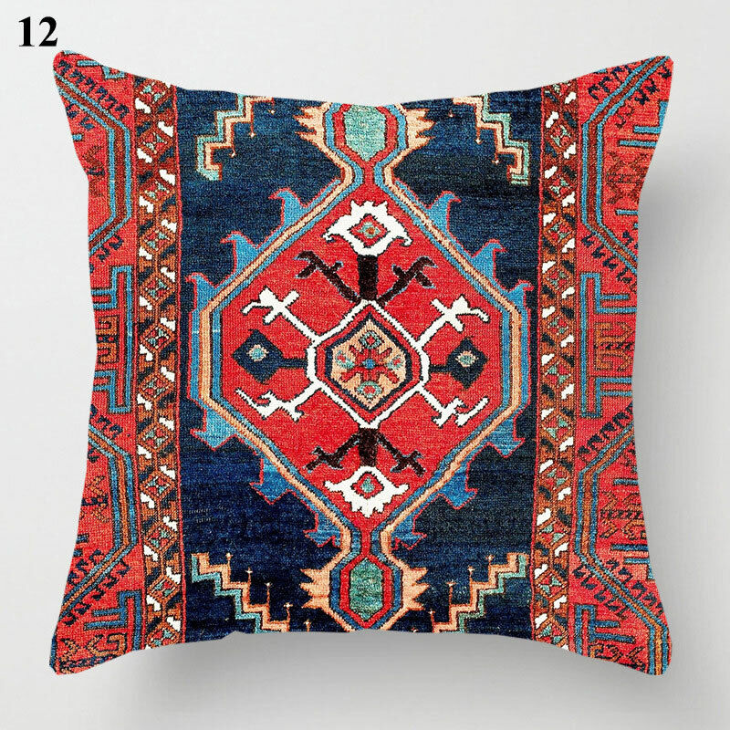 Ethnic Boho Mandala Print Throw Pillow Case Sofa Cushion Cover Home Decor Bowlift