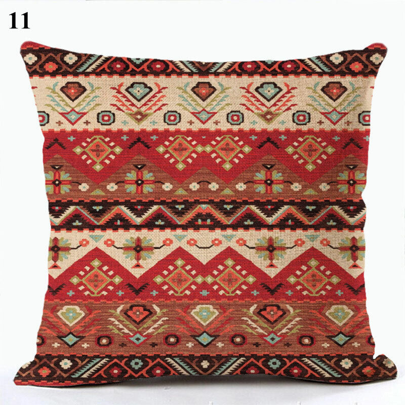 Ethnic Boho Mandala Print Throw Pillow Case Sofa Cushion Cover Home Decor Bowlift