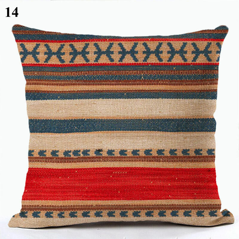 Ethnic Boho Mandala Print Throw Pillow Case Sofa Cushion Cover Home Decor Bowlift