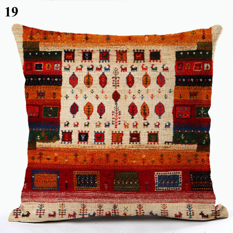 Ethnic Boho Mandala Print Throw Pillow Case Sofa Cushion Cover Home Decor Bowlift