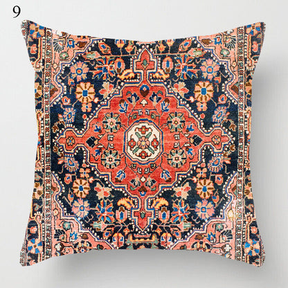 Ethnic Boho Mandala Print Throw Pillow Case Sofa Cushion Cover Home Decor Bowlift