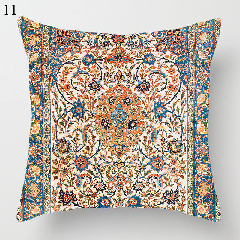 Ethnic Boho Mandala Print Throw Pillow Case Sofa Cushion Cover Home Decor Bowlift
