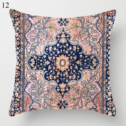 Ethnic Boho Mandala Print Throw Pillow Case Sofa Cushion Cover Home Decor Bowlift