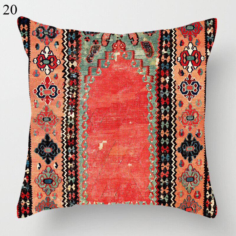 Ethnic Boho Mandala Print Throw Pillow Case Sofa Cushion Cover Home Decor Bowlift