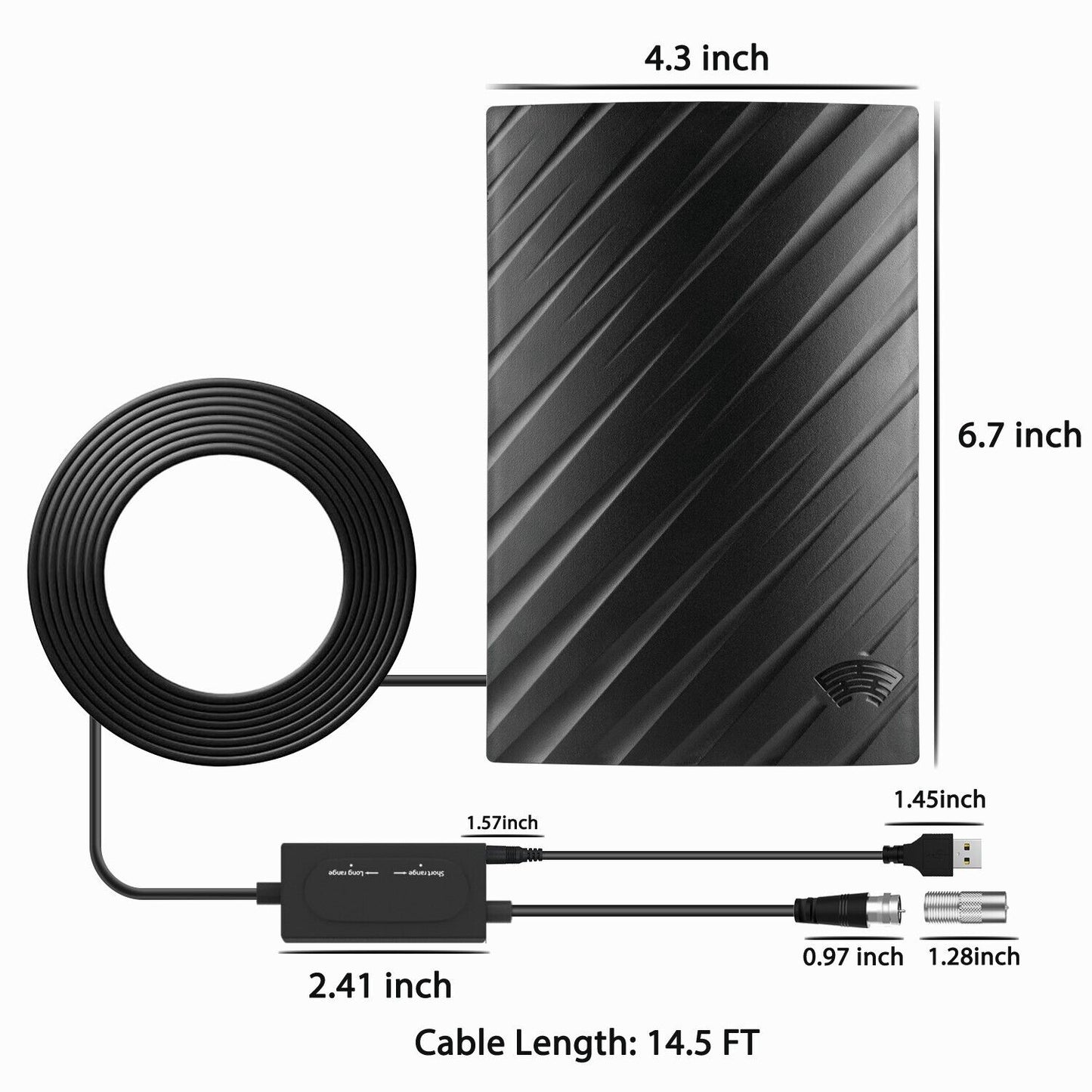 BowLift | Long Range Indoor HDTV 4K Digital Antenna 600 Miles
