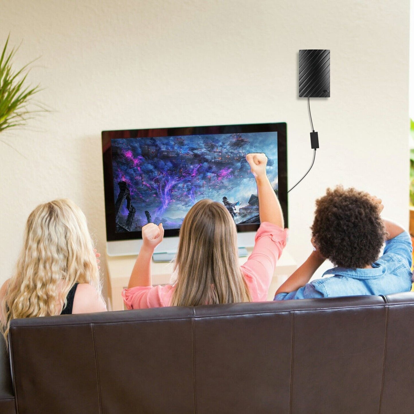 BowLift | Long Range Indoor HDTV 4K Digital Antenna 600 Miles
