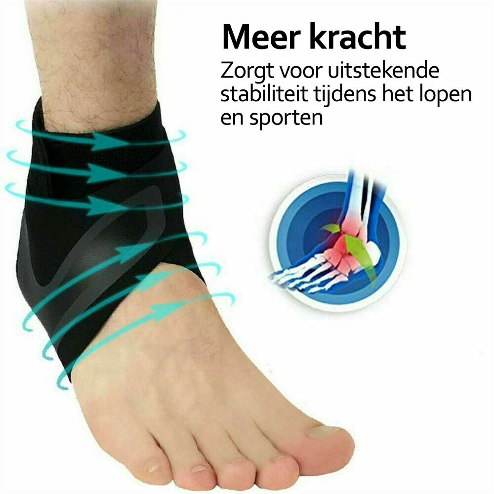 Ankle brace for pain relief – adjustable for all foot and ankle sizes – suitable for wearing with shoes/socks – Wanduhru